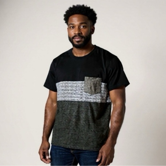 Goodfellow & Co Other - Goodfellow & Co Black and Gray Block Tee